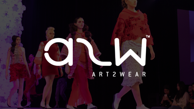 A2W, Art2Wear. People on a catwalk modeling clothes