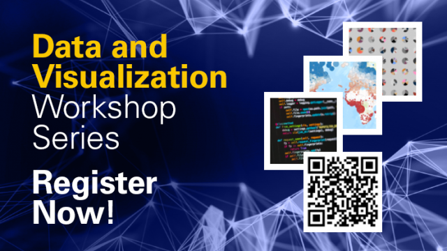 Data & Visualization workshops now open at the Libraries