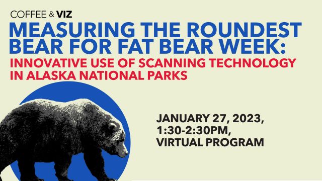 Announcement for Coffee & Viz event for Fat Bear Week.