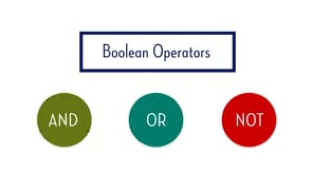 Boolean Operators for Searching