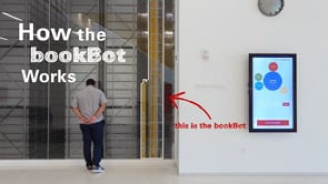 How does the bookBot Work? (No Audio) || NC State University Libraries