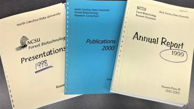 Forest Biotechnology Group Materials, 1998-2000