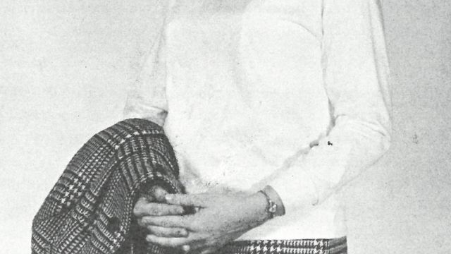 Sarah Sheffield, 1969, editor of Agri-Life, a student publication of the College of Agriculture and Life Sciences