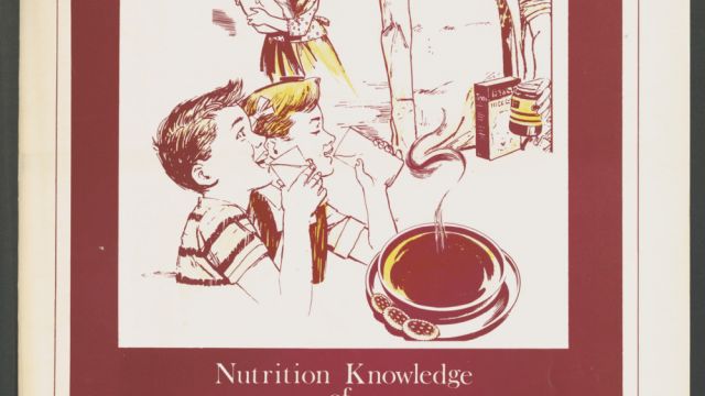 Progress Report SOC 66 (Nutrition Knowledge of Mothers and Daughters), 1978, is one of may newly digitized resources available.