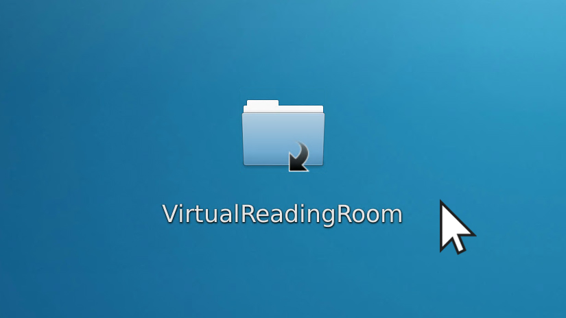 Virtual reading room folder icon