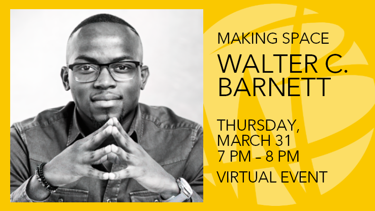 Graphic designer Walter C. Barrett visits March 31 for a virtual talk about graphic design and storytelling