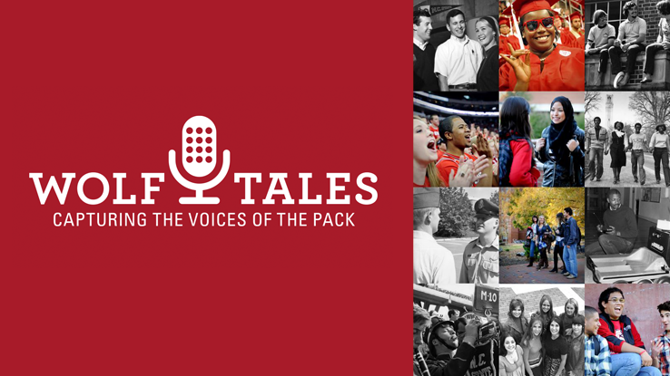 Add your voice to our campus archive at Wolf Tales Open Recording Day.