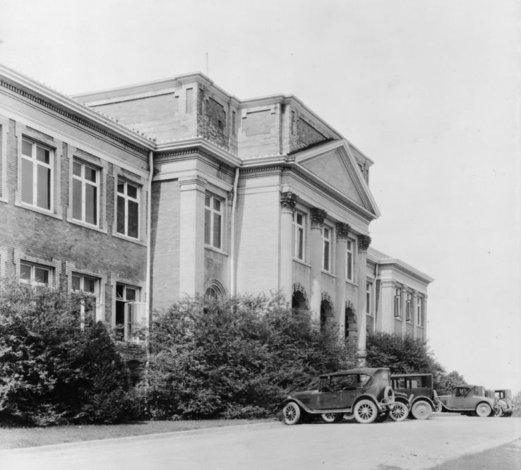 Patterson Hall, 1920s.  Rehabilitation classes met on the first floor.