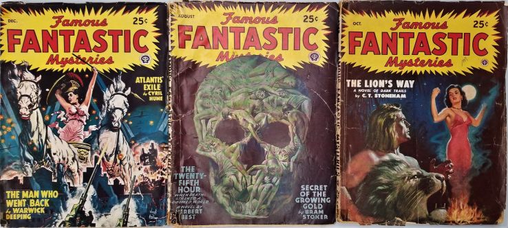 Various issues of Famous Fantastic Mysteries from the Scott Green Collection of Speculative Fiction (RBC 00007)