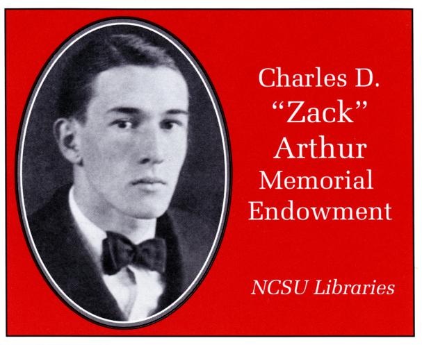 Generic bookplate for Charles D Zack Arthur Endowment