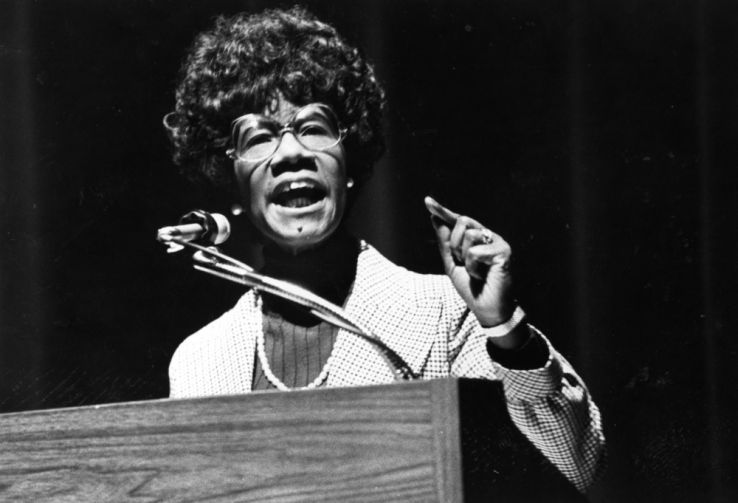 Shirley Chisholm speaking at NC State as part of the Alternative Futures Symposium in 1978