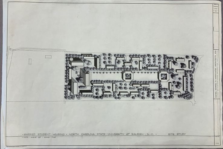 Married Student Housing (E.S. King Village) Drawings, August 1967