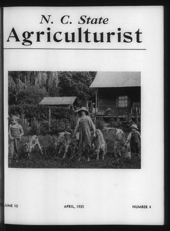 N. C. State Agriculturist Vol 10. No 4., 1935