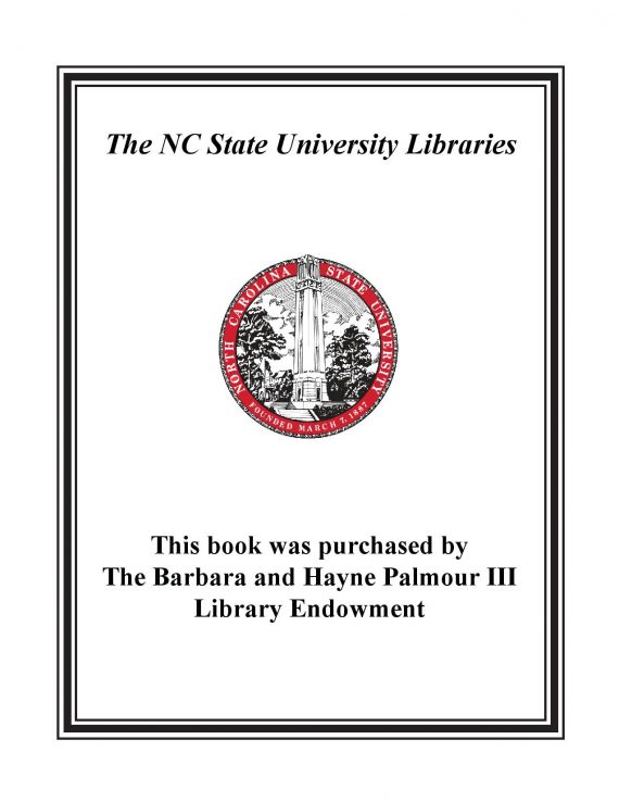Generic bookplate for Barbara and Hayne Palmour  Endowment