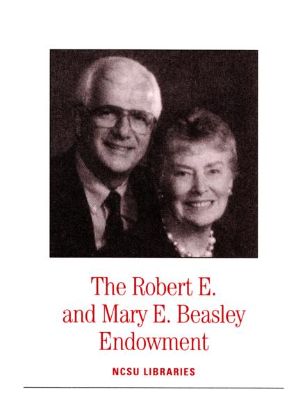Generic bookplate for Beasley Endowment