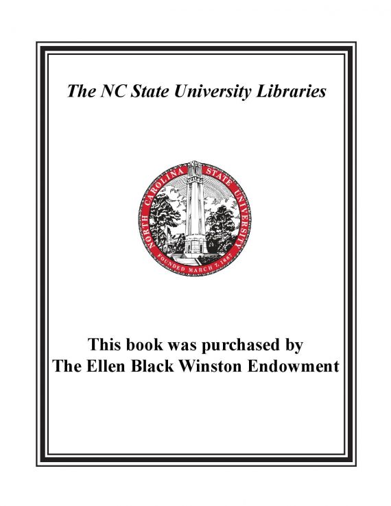 Generic bookplate for Winston Endowment