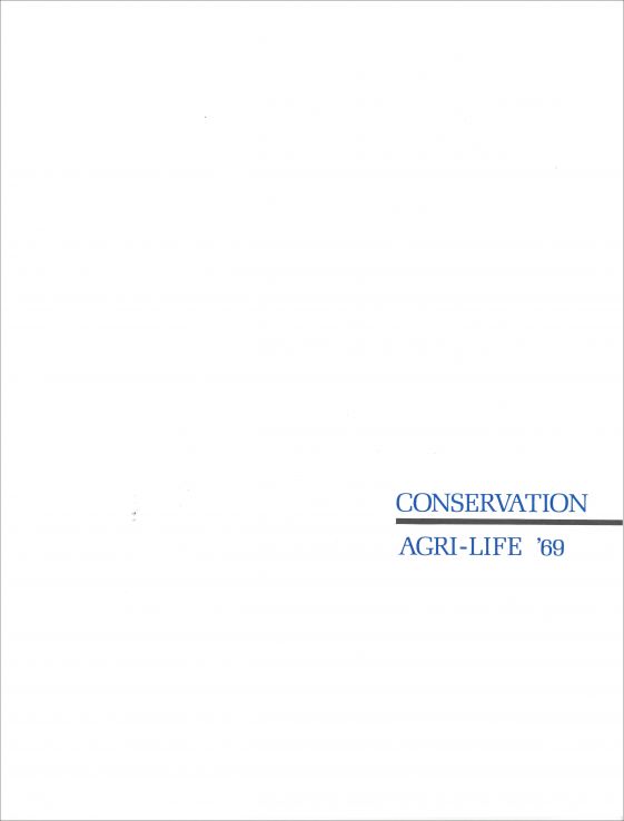 Cover of Agri-Life, Vol. 7, No. 2 (1969), edited by Sarah Sheffield