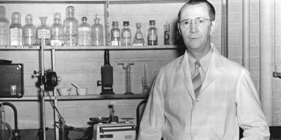 1940s: Chemistry Professor George Howard Satterfield.  Satterfield's son and grandson are both PAMS alumni.