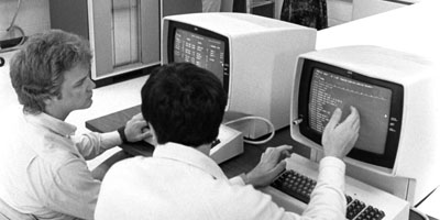 1970s: NC State computer science students.